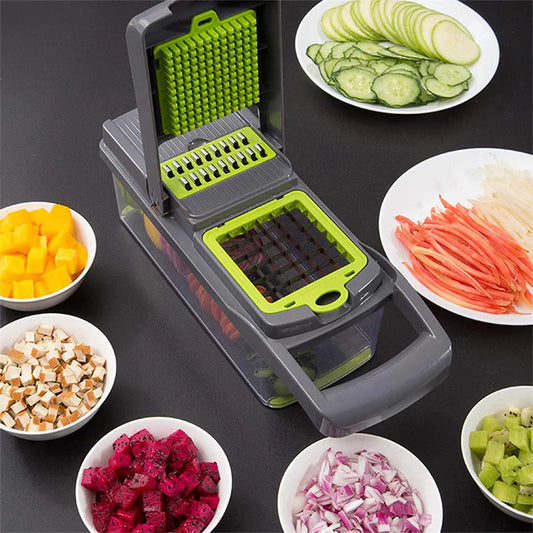 12 IN 1 MANUAL VEGETABLE SLICER.